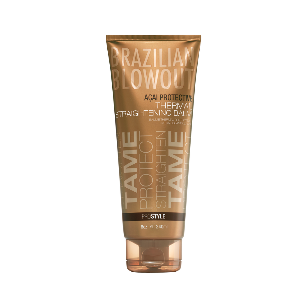 Straightening balm sales for curly hair